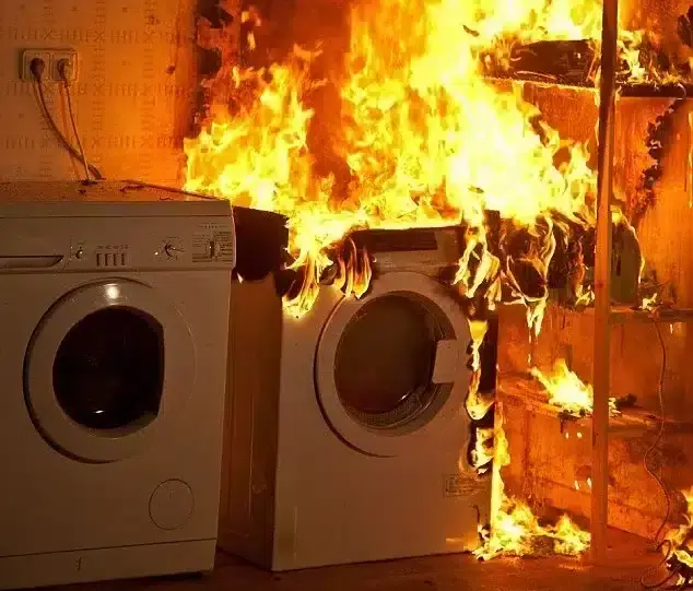 dryer vent fire caused by lint buildup in Hillsboro home
