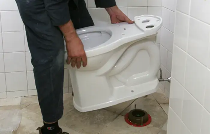 New toilet installed in Hillsboro bathroom